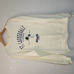 U.S. Apparel Ft. Lauderdale Soft Pastel Yellow Crewneck Sweatshirt